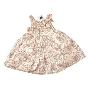 NWT Janie and Jack Parisian Blush Pink Floral Dress 18 months